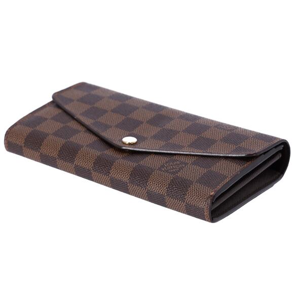 Louis Vuitton Sarah Damier Ebene Long Wallet N63209 Damier Canvas - Picture 5 of 5